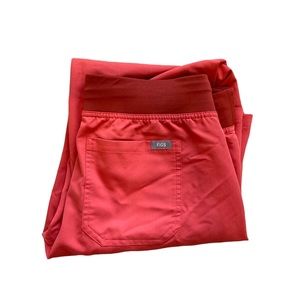 Figs Technical Collection Livingston Basic Scrub Pants Orange Women’s Size S